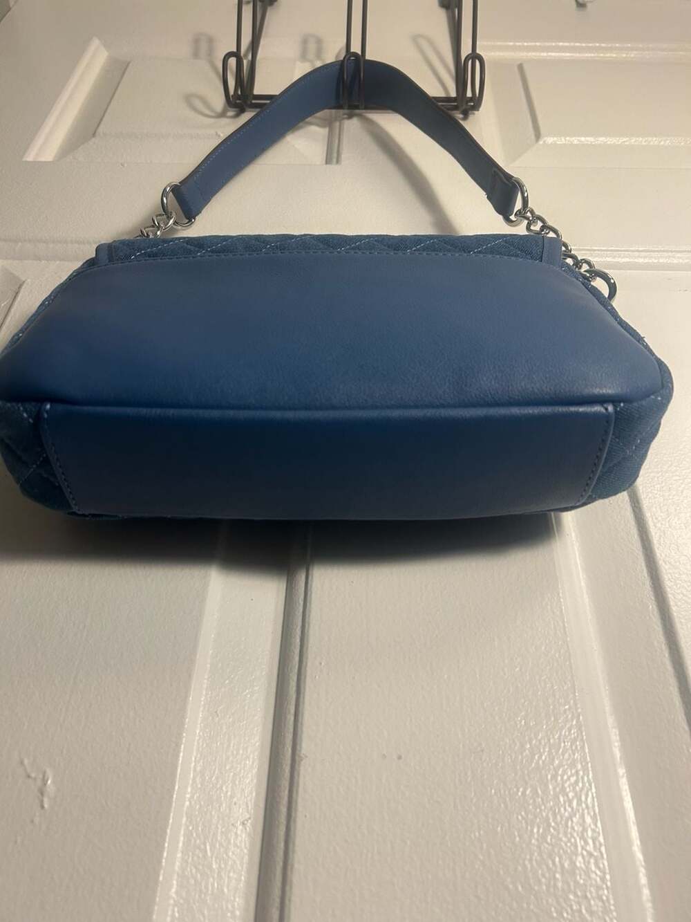 Juicy Couture Isn't She Lovely Flap Shoulder Bag Med Wash Denim - Picture 3 of 6